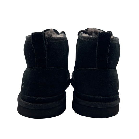 UGG‎ Neumel Men\'s Black Suede Chukka Boots Shearling Lined Size 11 main image 4